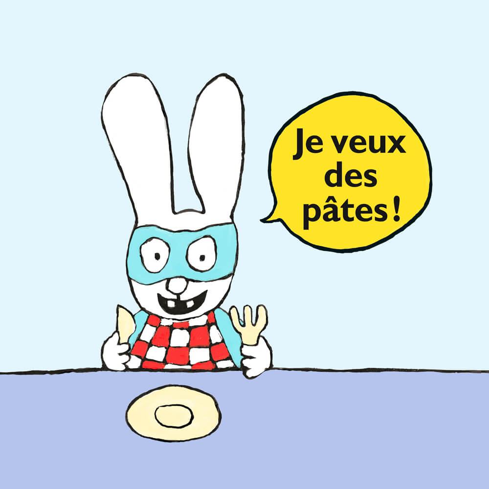 Je veux des pâtes !