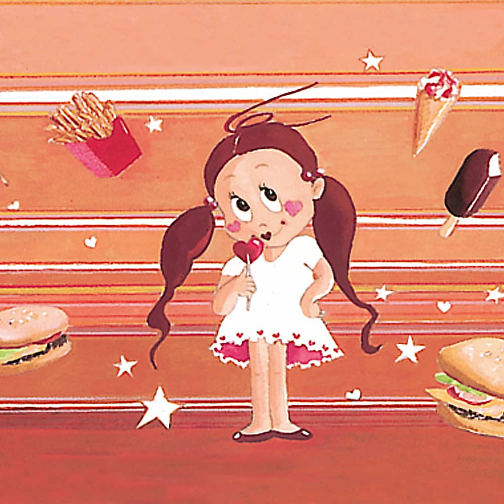 Mademoiselle princesse ne veut pas manger