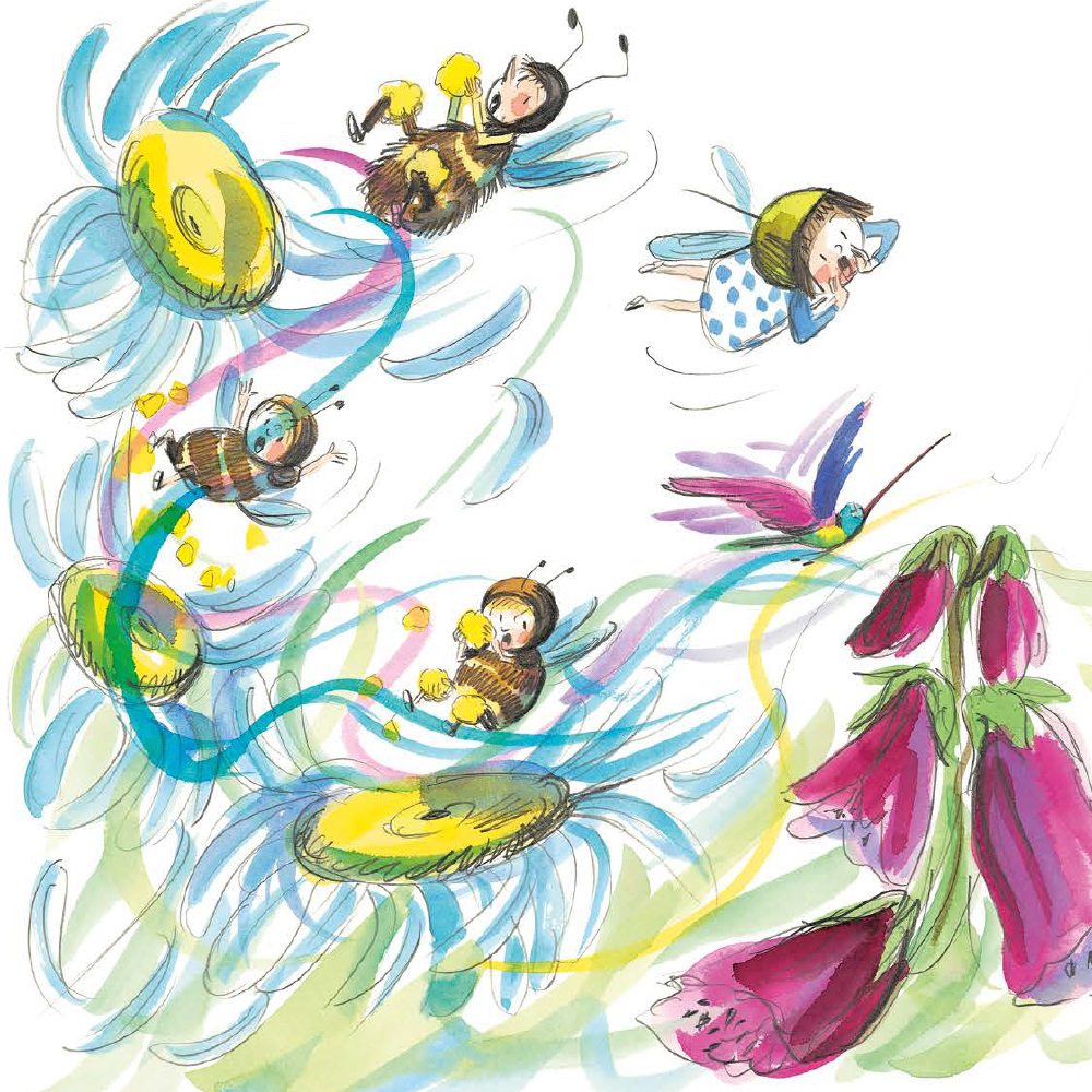 Minusculette et la bataille des fleurs